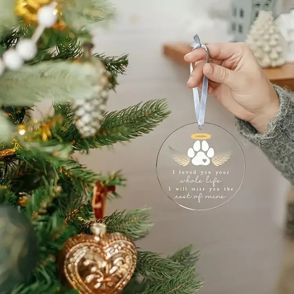 Round Shaped Pet Memorial Ornament - Picture 3 of 5